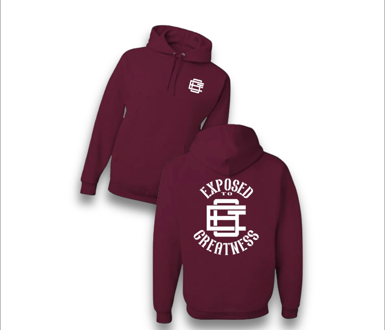 ETG Simple Monogram Hoodies