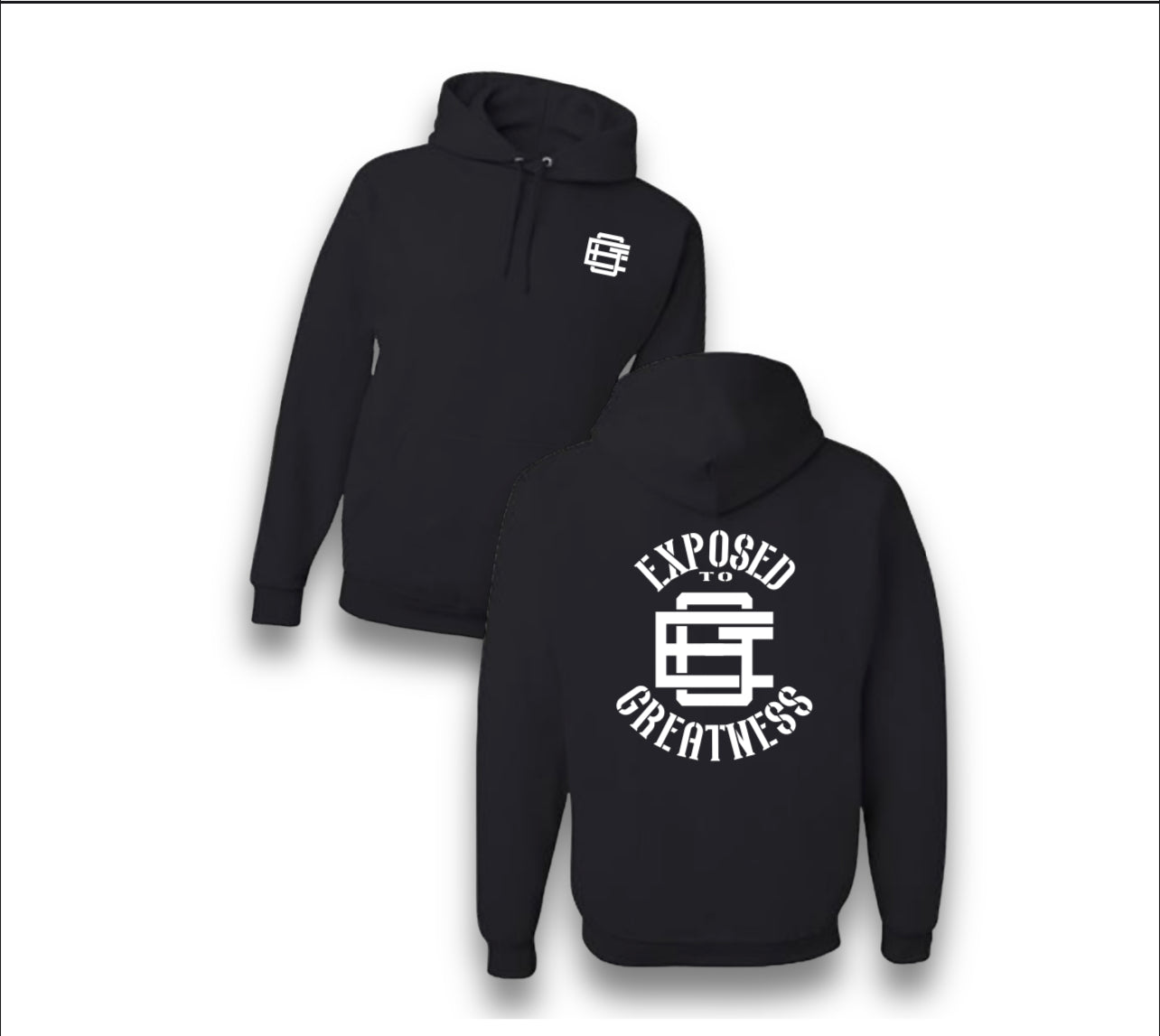 ETG Simple Monogram Hoodies